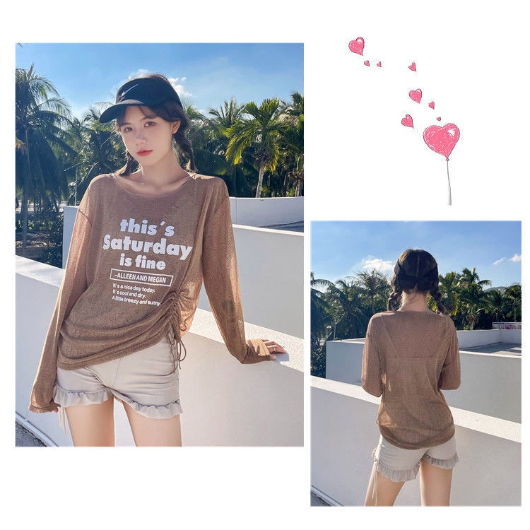 Bộ Đồ Bơi Ba Mảnh Phong Cách Hàn Quốc Cho Nữ Sinh