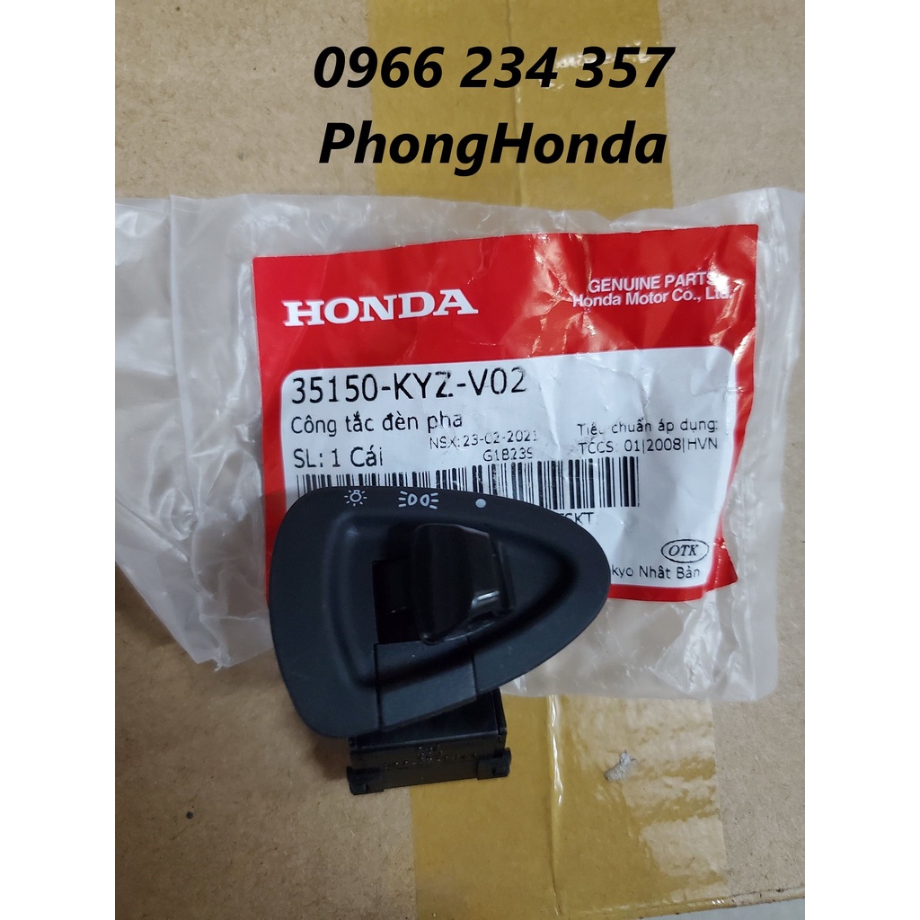 nút công tắc Fu X 125 chính hãng honda