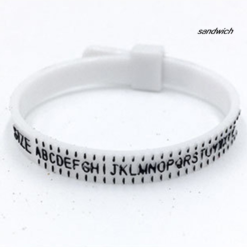 Thước Đo Kích Thước Nhẫn Bằng Nhựa Tiện Dụng