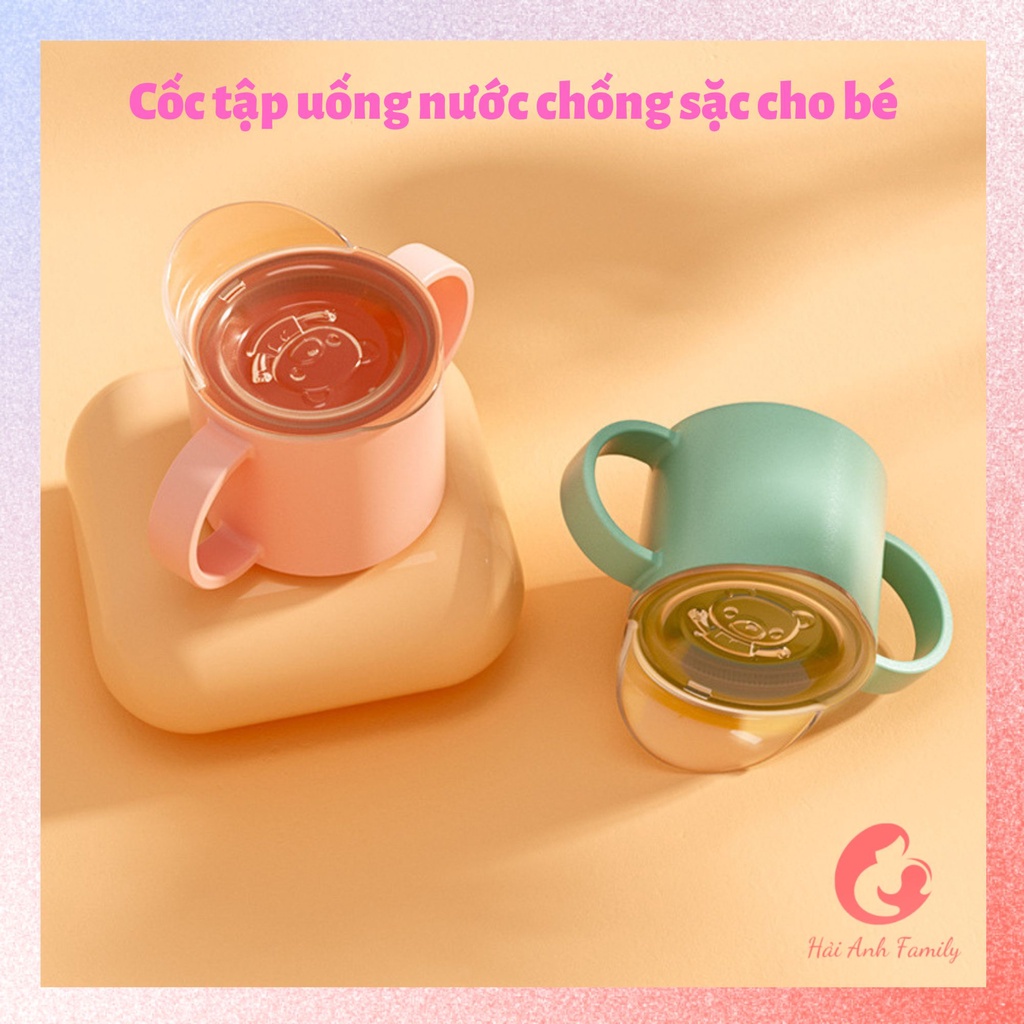 Cốc tập uống nước cho bé 2 giai đoạn chống đổ 150ml