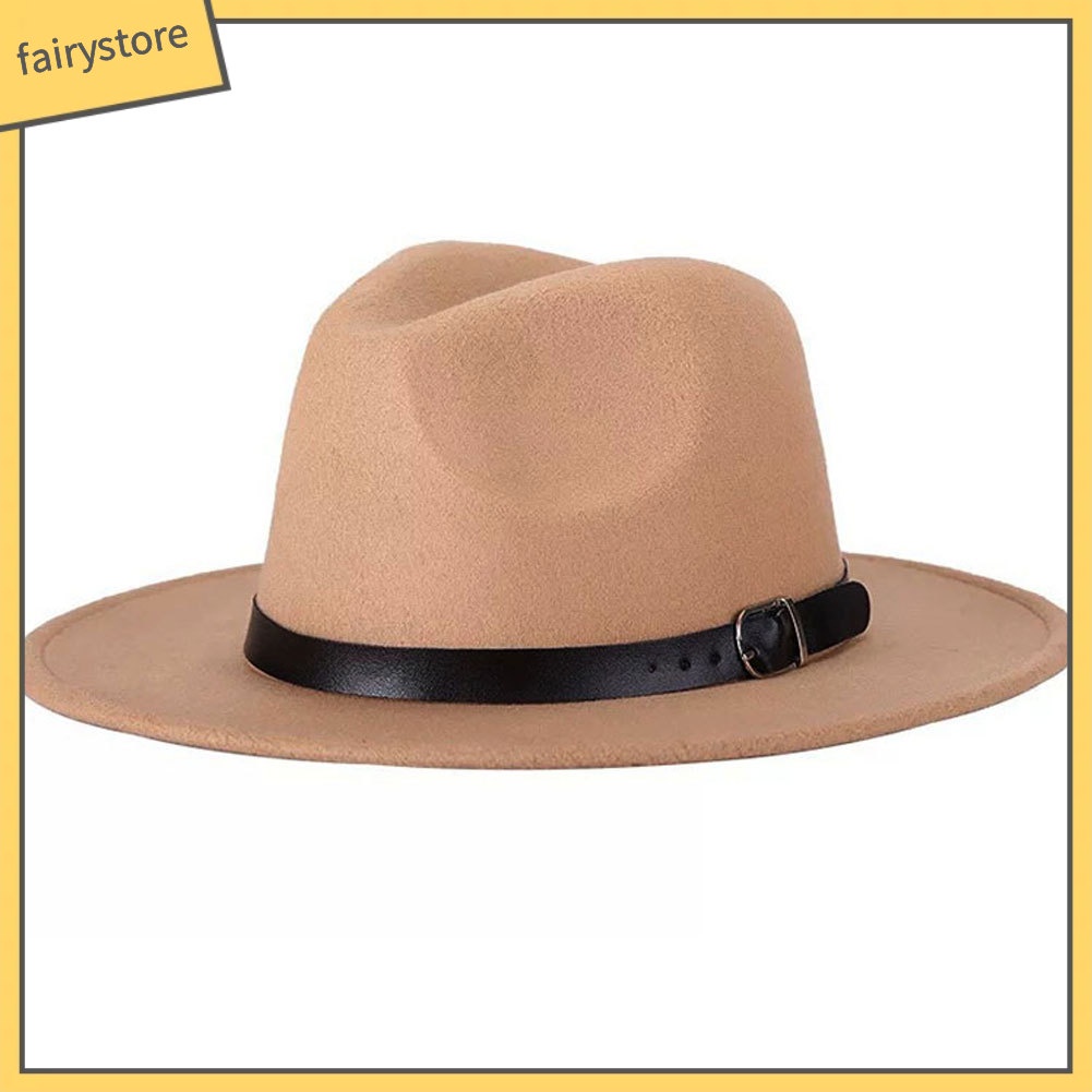 Mũ Phớt Rộng Vành Phong Cách Vintage Cho Nam Và Nữ