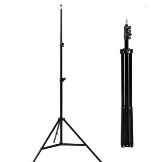 Chân đèn lớn cao 2m giá đỡ Tripod Studio hỗ trợ cho điện thoại, đèn livestream đa năng - gấp gọn thế hệ mới đầu ốc 1/4