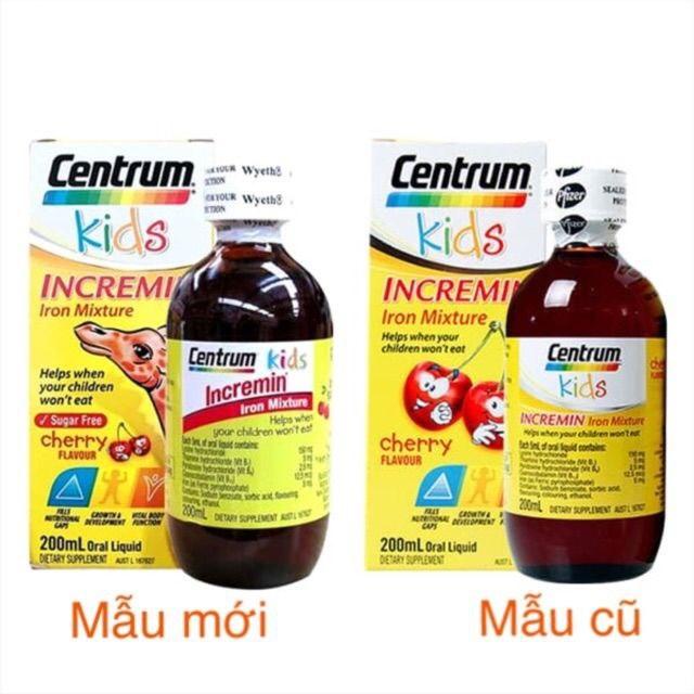 Siro cho trẻ biếng ăn Centrum Kids 200ml