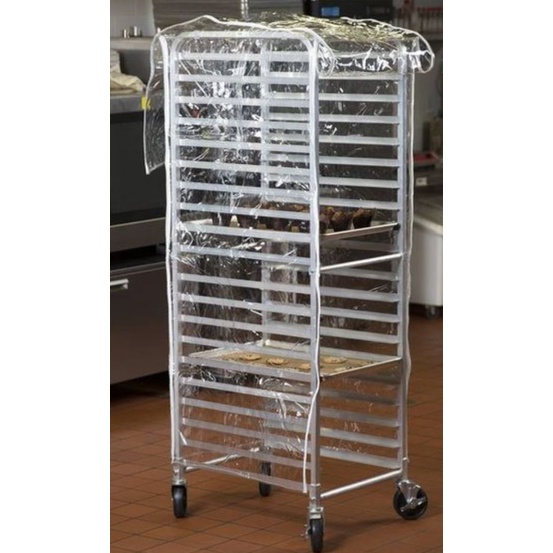 Xe đẩy khay inox thực phẩm G/N 1/1