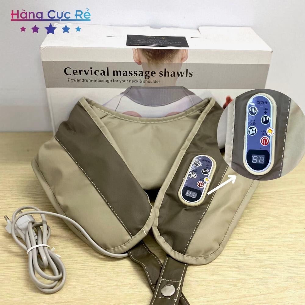 Máy mát xa cổ vai gáy, đấm lưng Cervical Massage Shawls - Shop Hàng Cực Rẻ