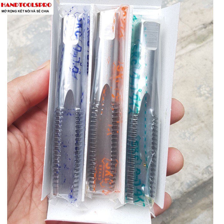 Mũi Taro tay 3 cây hệ mét NHẬT BẢN SKC đủ size từ M3===. M20 x 2.5mm