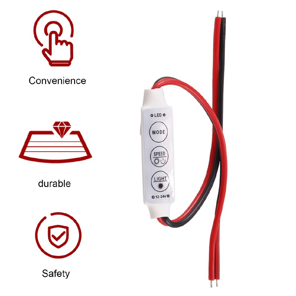 Dải đèn LED 5050/352812V12A một màu có thể điều chỉnh độ sáng | BigBuy360 - bigbuy360.vn