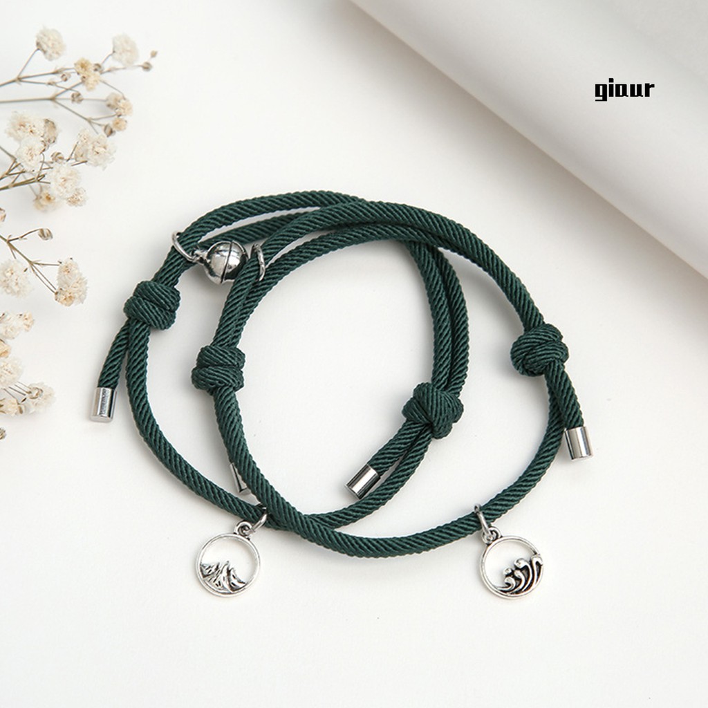 Set 2 Vòng Tay Bện Dây Cho Cặp Đôi