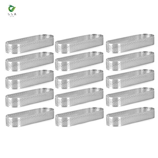 Set 15 khuôn inox làm bánh tart chuyên dụng