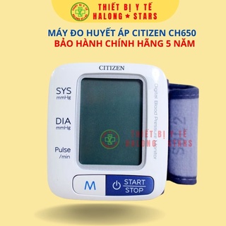 Máy đo huyết áp điện tử cổ tay tự động Citizen (Japan) - CH650