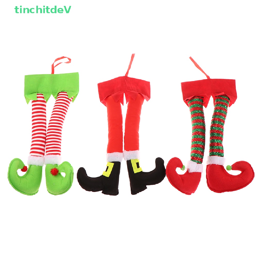 [TinchitdeV] Đồ trang trí Ông Già Noel Chân Yêu Tinh Trang Trí Giáng Sinh Tự Động Cho Xe Hơi [Mới]