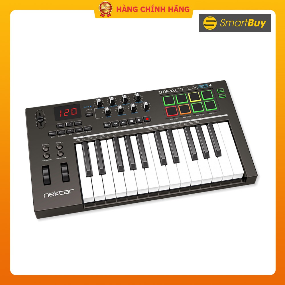 Nektar Impact LX25+ MIDI Keyboard Controller (đàn làm nhạc MIDI Keyboard)