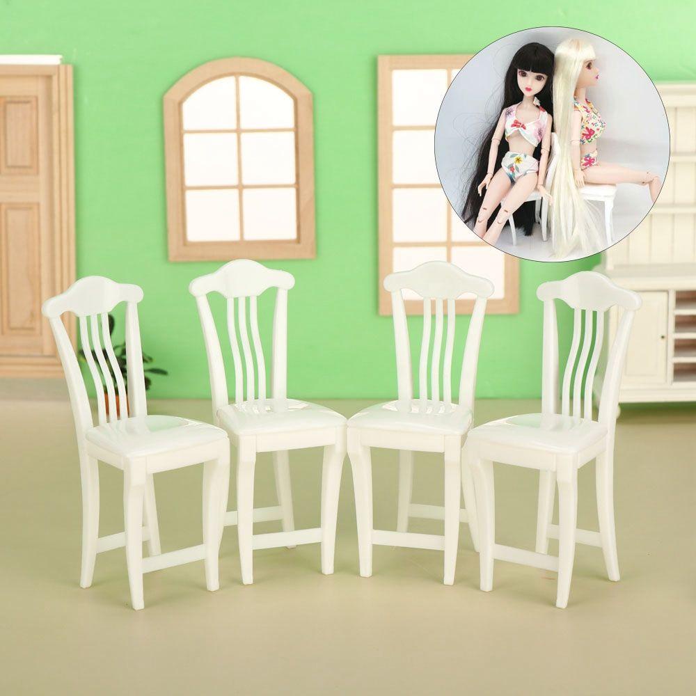 Set 1 / 2 / 4 Ghế Hình Động Vật Tỉ Lệ 1 / 6 1 / 12 Trang Trí Nhà Búp Bê