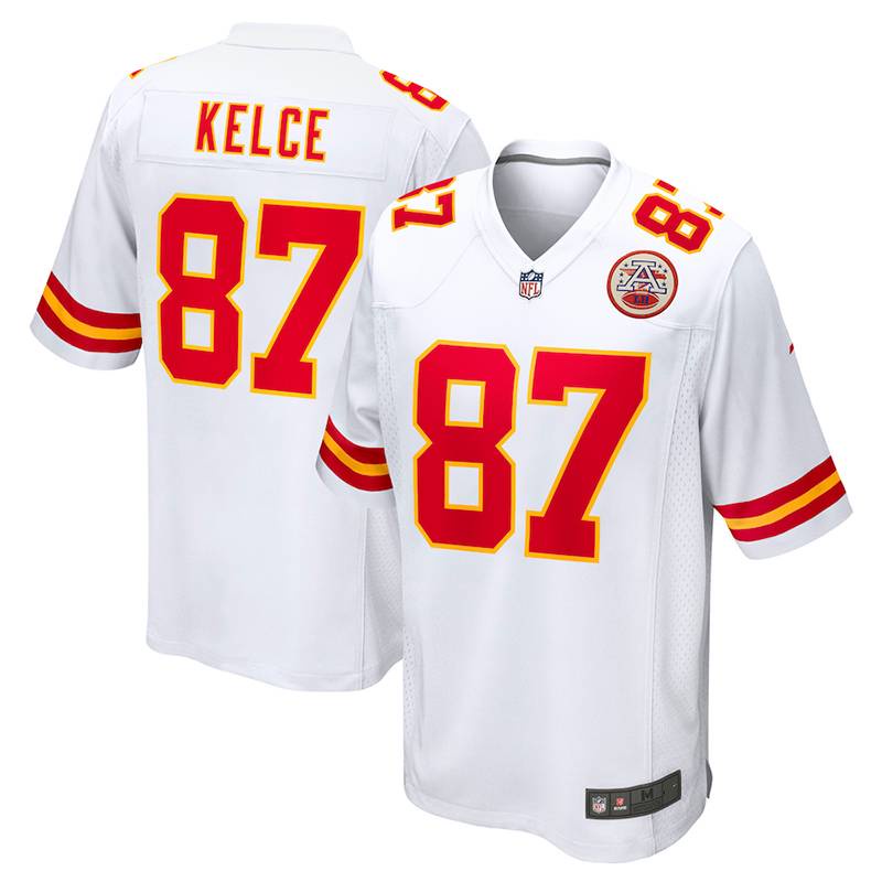 Áo Thun Thể Thao Dáng Rộng Unisex Kansas City Chiefs NFL Football Jersey Số 87 Kelce