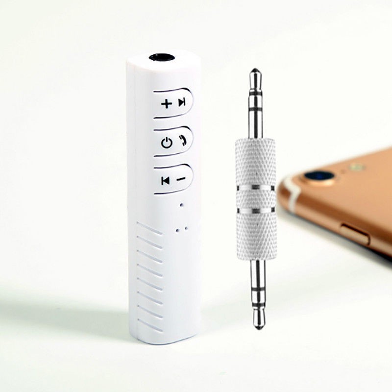 Thiết Bị Nhận Tín Hiệu Âm Thanh Bluetooth Mini Màu Đen Kèm Cáp Âm Thanh AUX 3.5mm