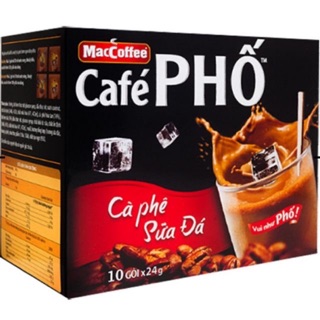 Cà Phê Sữa Đá PHỐ 10gói*24gram