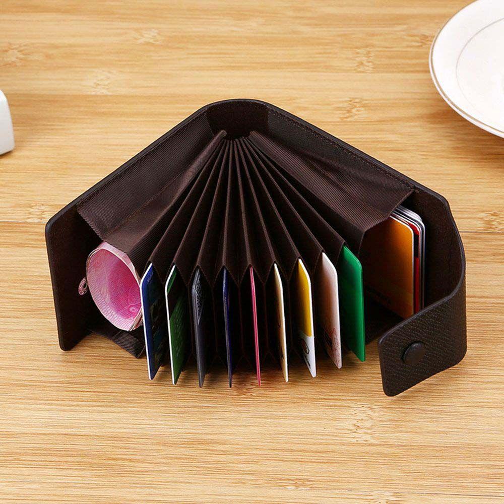 Ví Da Đựng Thẻ / Tiền Xu Mini Đa Năng Cho Nam