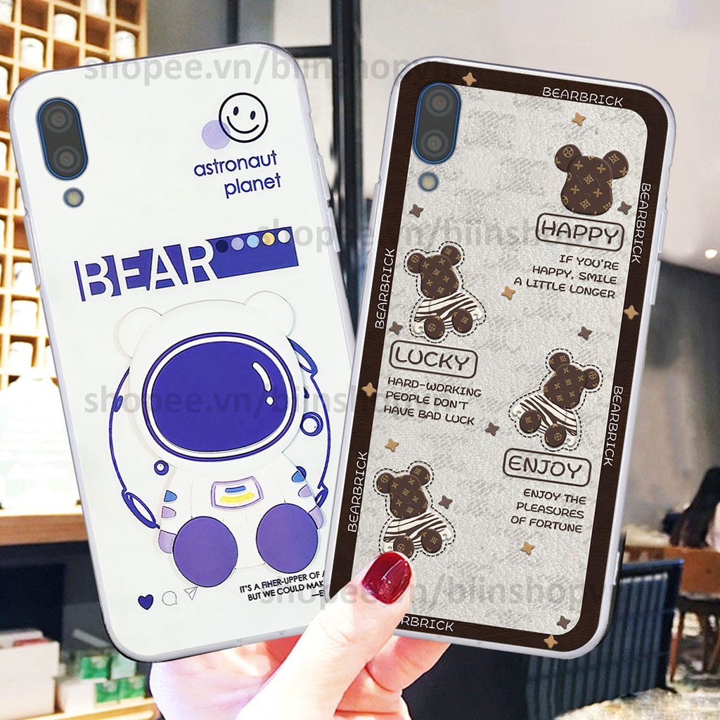 Ốp Vsmart Star hình gấu bear brick đẹp độc lạ, thời trang, cá tính