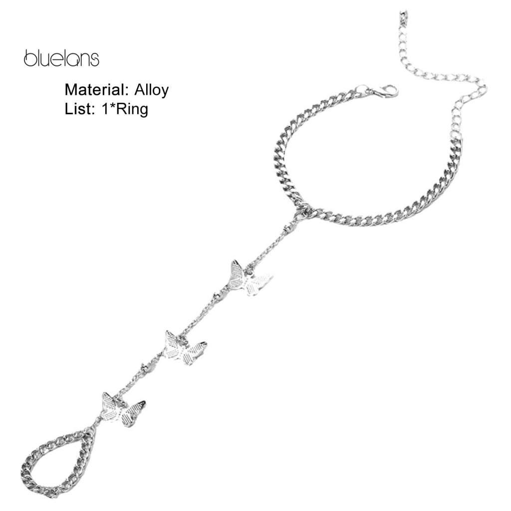 Vòng Tay Kèm Nhẫn Chống Mòn Phong Cách Retro Cho Nữ