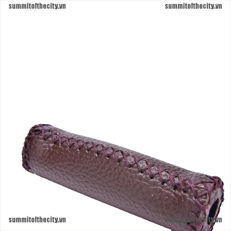 Bọc tay lái xe đạp leo núi bằng da nhân tạo kiểu vintage cao cấp