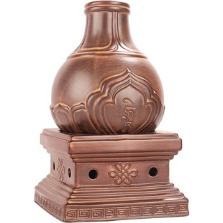 Lư Hương Cúng Khói Bằng Sành, Mô Hình Bảo Tháp Tây Tạng