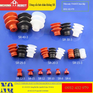 Cốc hút chân không STAR mã SR màu trắng, đỏ