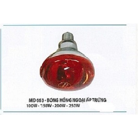 BÓNG BULB HỒNG NGOẠI ẤP TRỨNG_MD 663_MINH ĐỨC