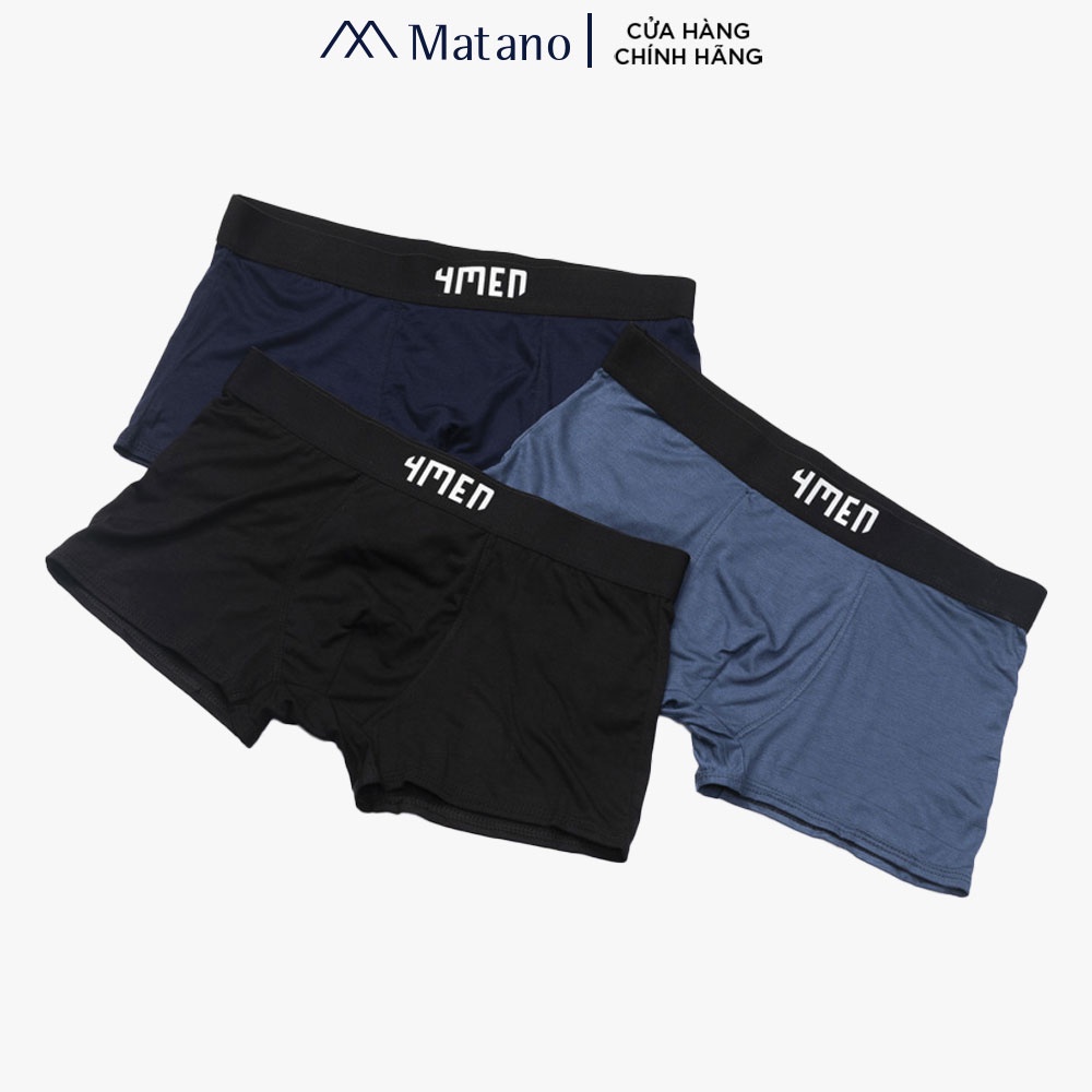 Quần Lót Boxer Nam MATANO QL058 đẹp, sịp đùi cotton thoáng mát, mềm mại, kháng khuẩn, dễ mặc