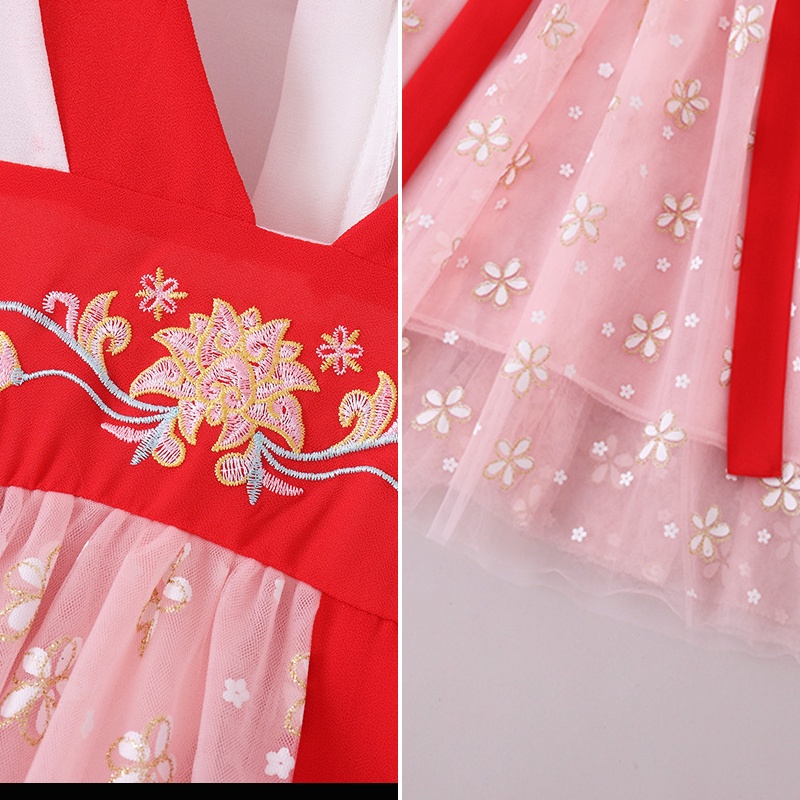 Đầm Công Chúa Ngắn Tay Cho Bé Gái