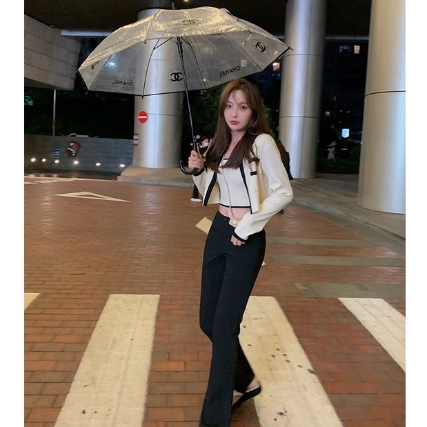 LALISAS Áo cardigan Dệt Kim Phong Cách Thời Trang Hàn Quốc Dành Cho Nữ