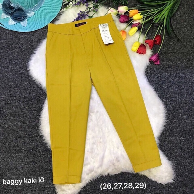 Quần baggy kate nữ( đen, xám, đỏ, hồng đậm , hồng nhạt, cam, xanh da trời, vàng