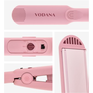 🇰🇷 VODANA VELVET BAR WIDE FLAT IRON MÁY Duỗi tóc (MILK TEA ROSE)