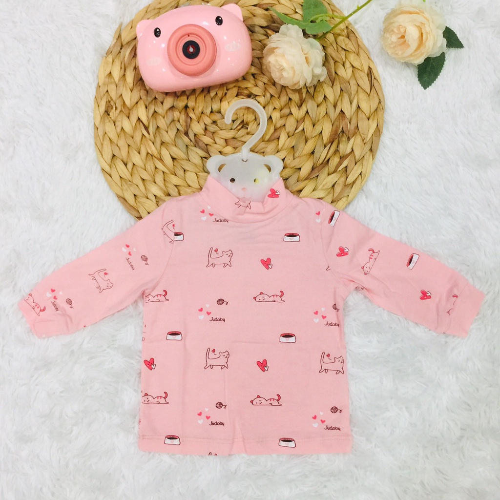 Áo thun dài tay thu đông cho bé trai bé gái  Judoby Dokma sale size 3-24M JA127