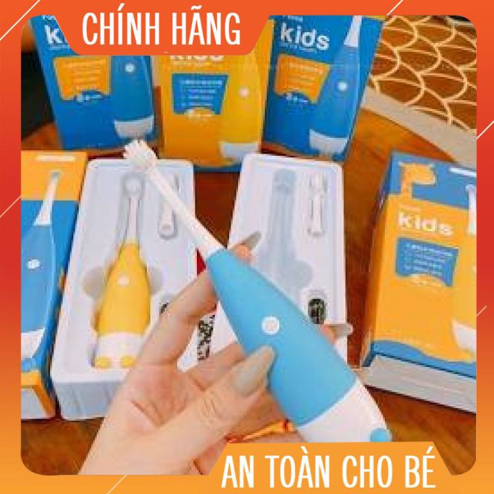 Bàn Chải Đánh Răng Tự Động⚡FREE SHIP⚡Bàn Chải Điện Cho Bé Siêu Tiện Lợi