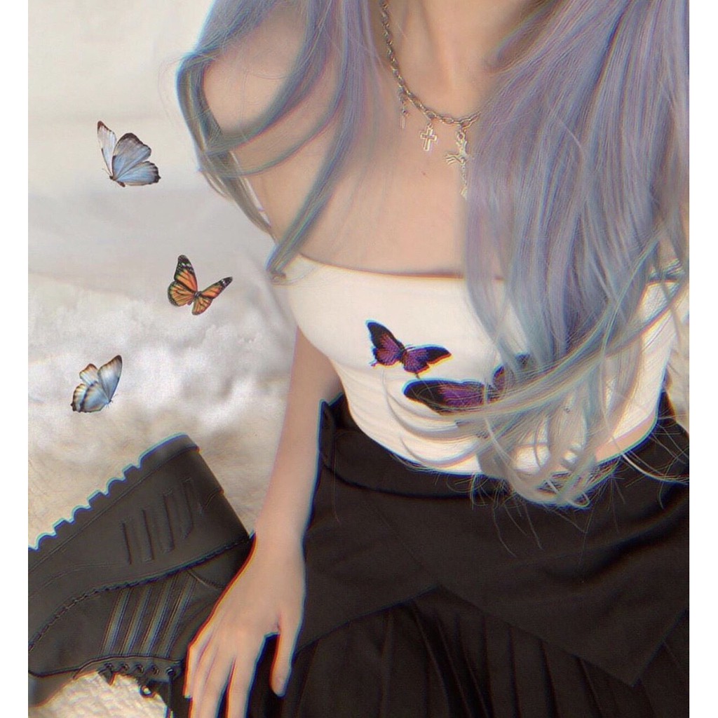 ÁO ỐNG THÊU BƯỚM ( KÈM ẢNH THẬT ) | BigBuy360 - bigbuy360.vn