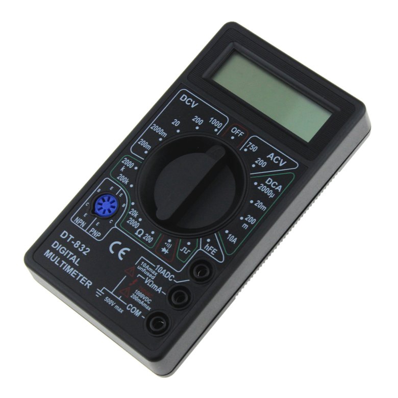 Đồng hồ kiểm tra vạn năng kỹ thuật số mini PK DT-832 AC/DC Volt Amp Ohm Diode hFE tiện lợi