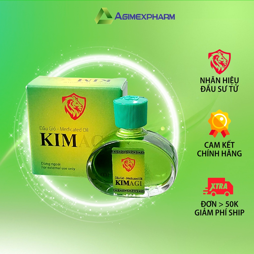 Dầu gió Kimagi - Hộp 1 chai 6 ml - Gợi nhớ mùi hương dầu gió Kim