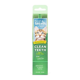 Gel làm sạch răng miệng cho mèo Tropiclean Fresh Breath chai 59ml - hachikopetshop