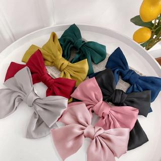 Kẹp tóc thắt nơ màu sắc ngọt ngào thời trang Hàn Quốc mã E4A01