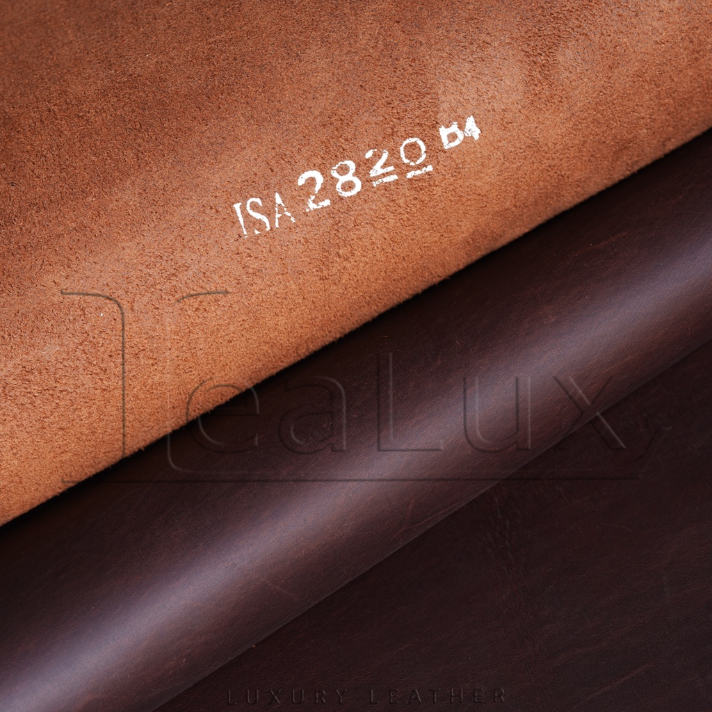 Ví Nam Da Sáp Mini Dáng Ngang May Thủ Công LEALUX Mini Handmade 4