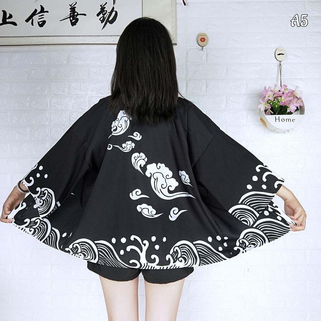 Haori Happi Kimono họa tiết Nhật Bản | BigBuy360 - bigbuy360.vn