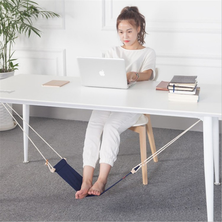 Võng thư giãn chân văn phòng gầm bàn giữ tư thế ngồi làm việc thẳng lưng điều hòa máu chống tê chân