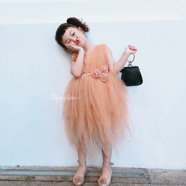 Đầm xoè công chúa cho bé gái
