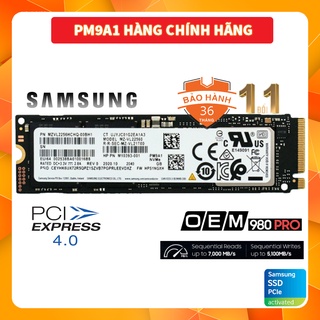 ✔️chính hãng✔️ ổ cứng ssd samsung pm9a1 256g/512g - m2 2280 nvme pcie gen 4.0 - oem 980 pro