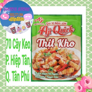 Gia vị nêm sẵn thịt kho Aji-Quick gói 31g 31gr