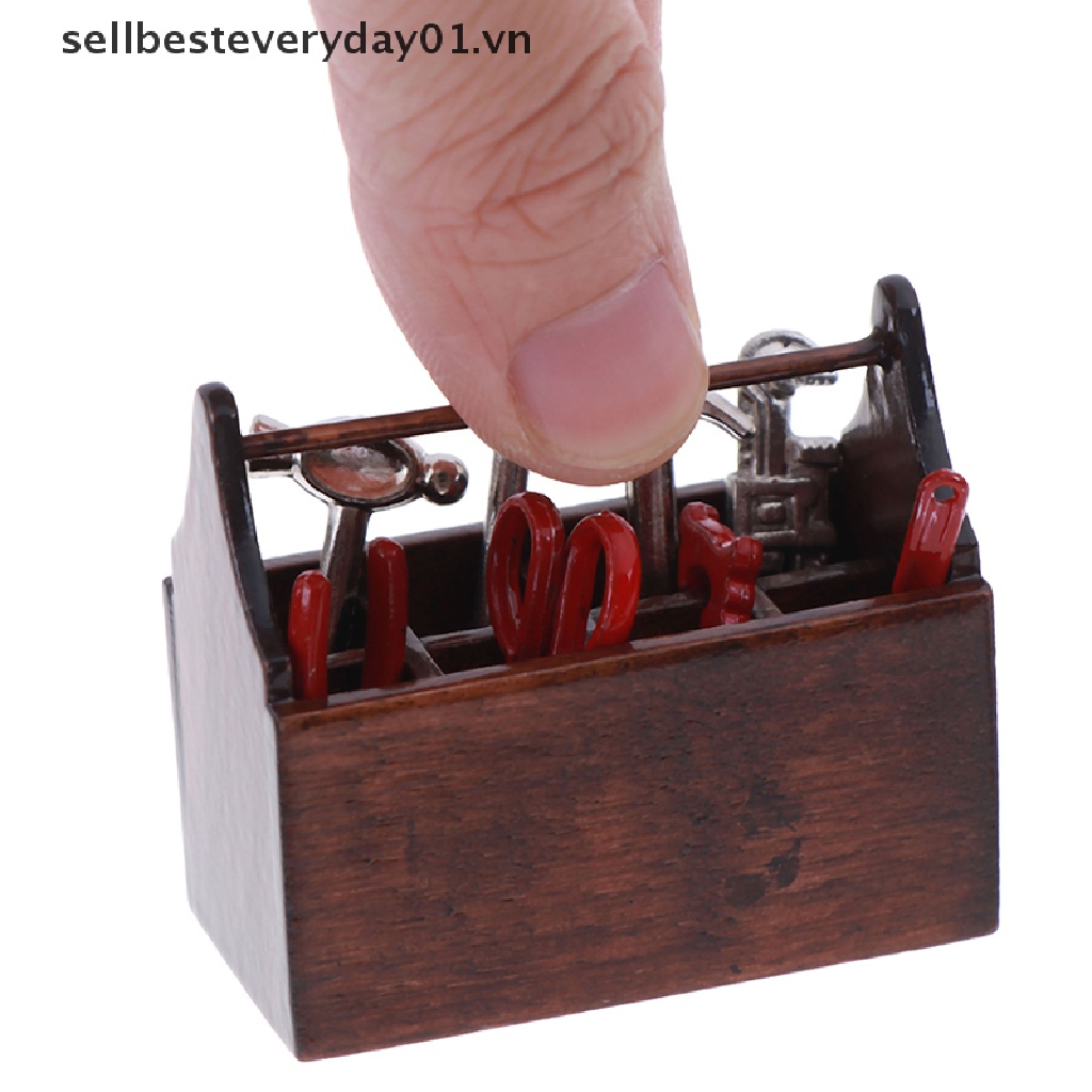 1 Bộ Dụng Cụ Sửa Chữa Mini Cho Nhà Búp Bê 1: 12