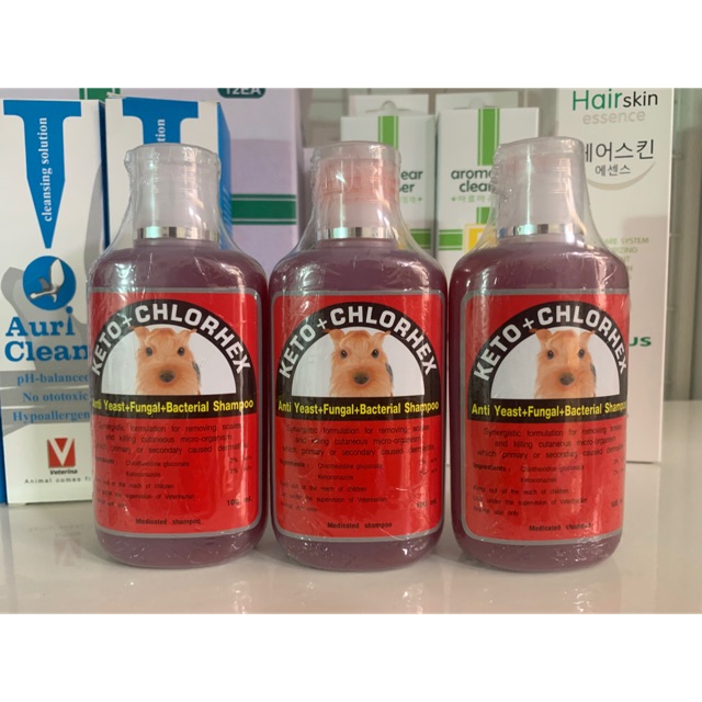 Dầu tắm thái KETO + CHLORHEX trị nấm