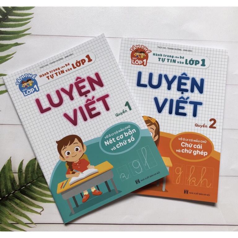 [BUÔN SỈ] Combo 20 bộ luyện viết cho bé luyện nét cơ bản, số và chữ, bộ 40 quyển