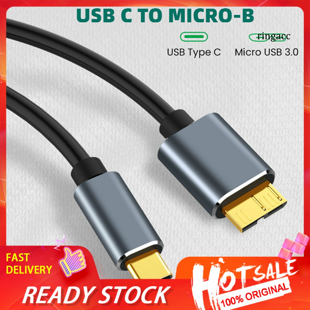 Dây Cáp Ổ Cứng Rac 50 / 100 / 150cm Usb 3.1 Sang Usb 3.0 Micro-Usb 5gbps Cho Máy Tính | BigBuy360 - bigbuy360.vn