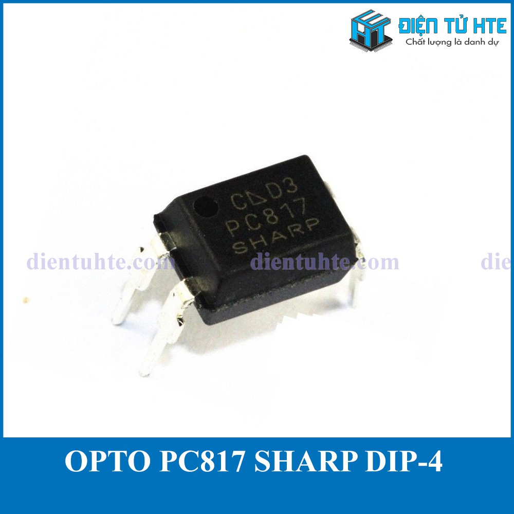 Opto cách ly quang PC817 DIP-4 SHARP loại tốt [HTE Quy Nhơn CN2]